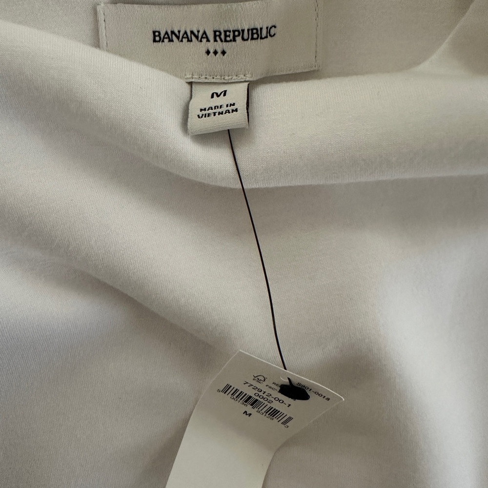 NWT Banana Republic Factory White Midi Dress - Picture 3 of 4